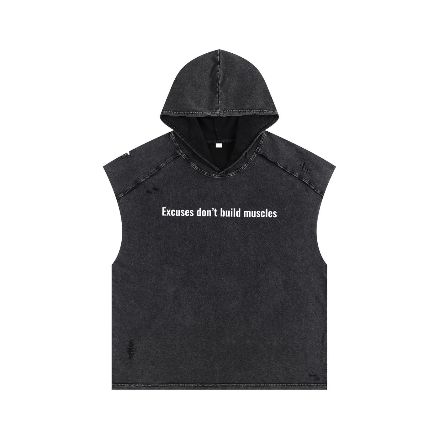 EXCUSES GYM FIT Hooded Tank Top